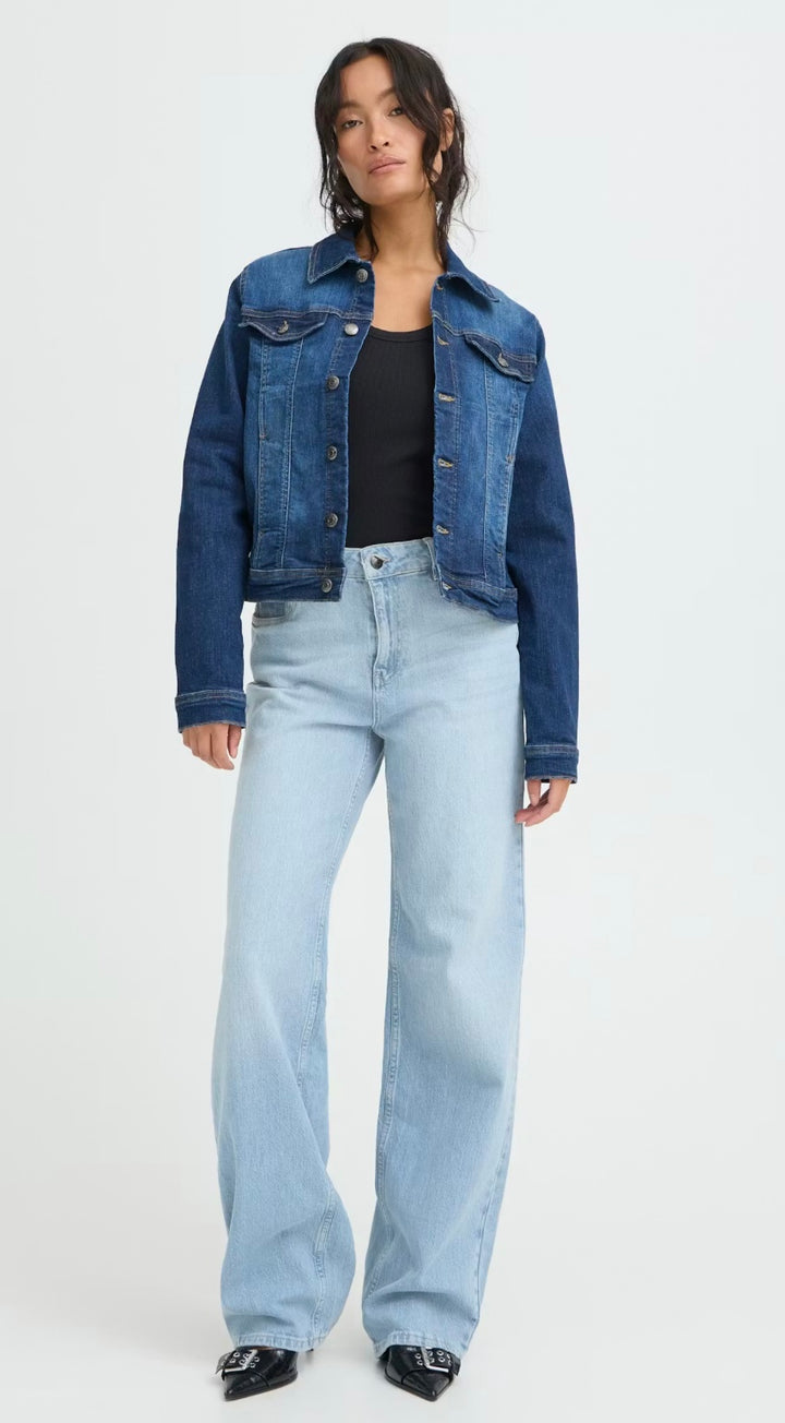 LIGHT BLUE DENIM VEGA UHW WIDE LEG JEAN