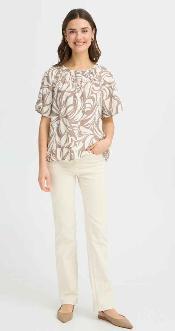 20617533 FLORAL REV M TRAIL ARIANA BLOUSE