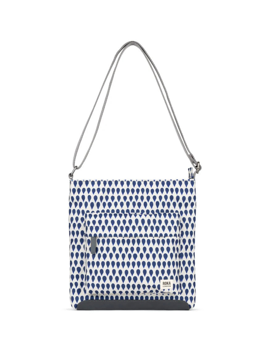 KENNINGTON B RECYCLED CANVAS MEDIUM CROSSBODY BAG DENIM RAIN