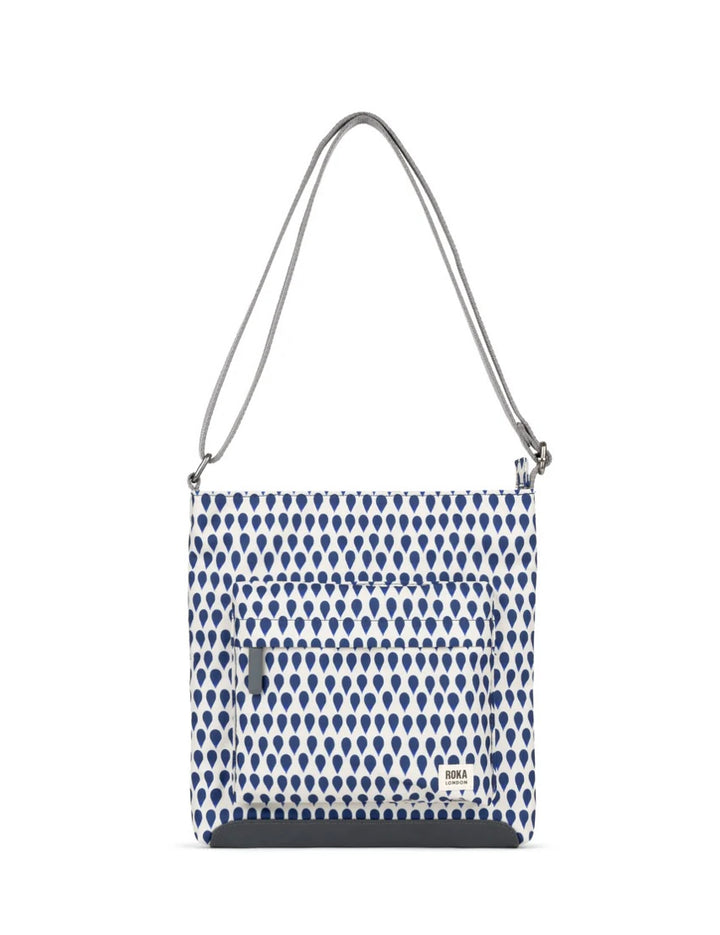 KENNINGTON B RECYCLED CANVAS MEDIUM CROSSBODY BAG DENIM RAIN