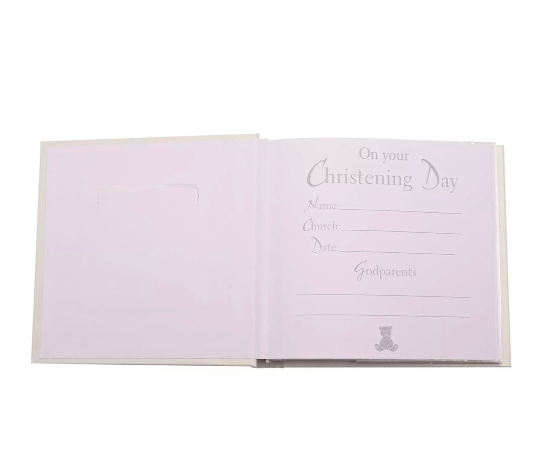 CHRISTENING PEARLISED PHOTO ALBUM
