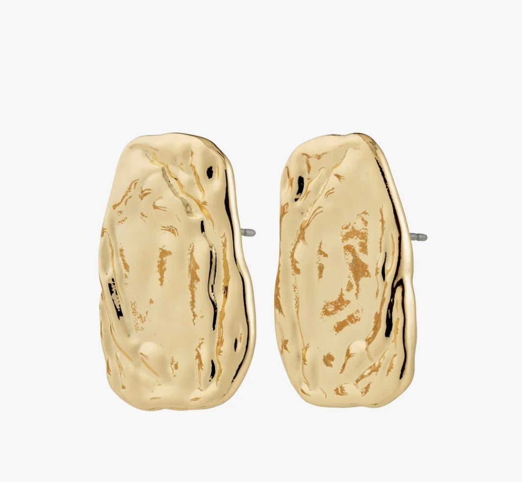 SHIFT GOLD PLATED EARRINGS