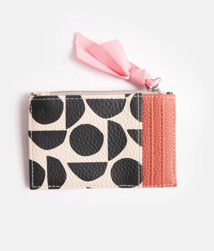 ABSTRACT GEO CARDHOLDER COIN PURSE