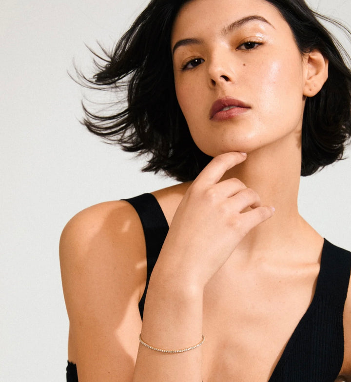 ARASH GOLD PLATED CRYSTAL BRACELET