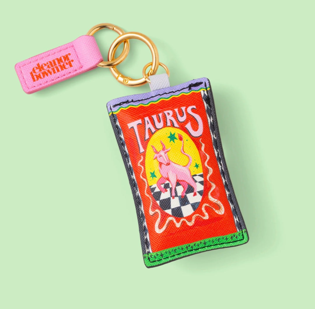 TAURUS ZODIAC KEYRING