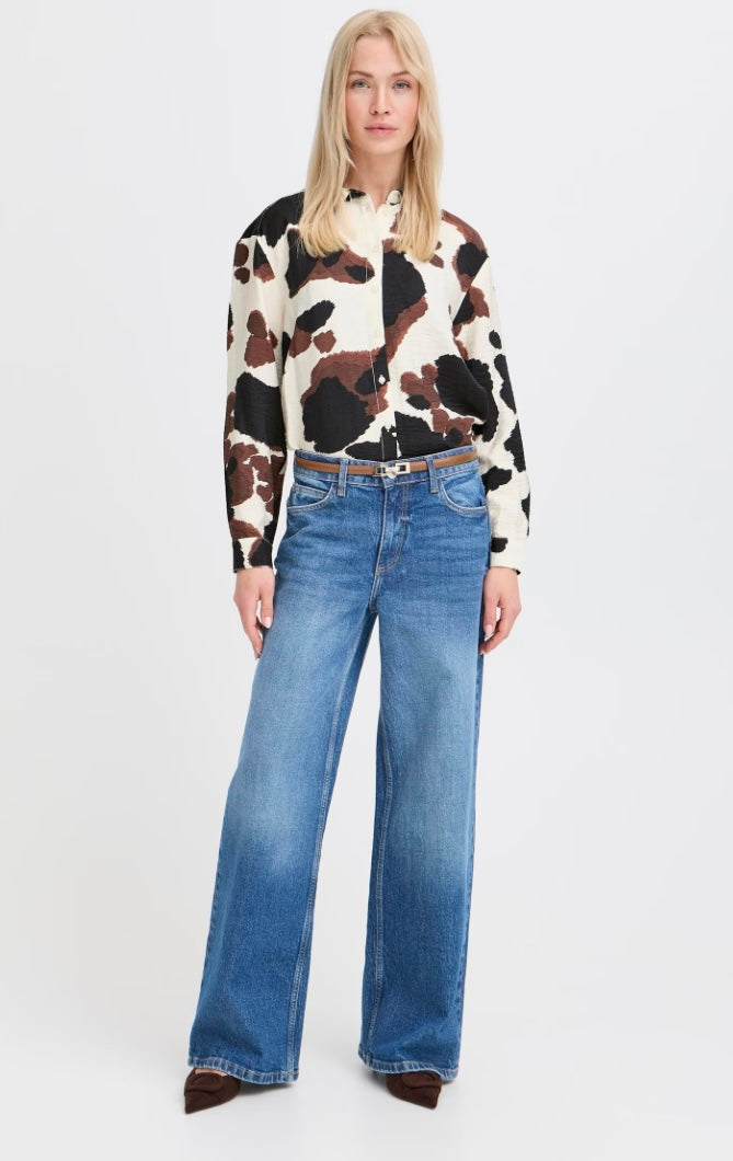 STRING COW PRINT HAMMA REGA SHIRT