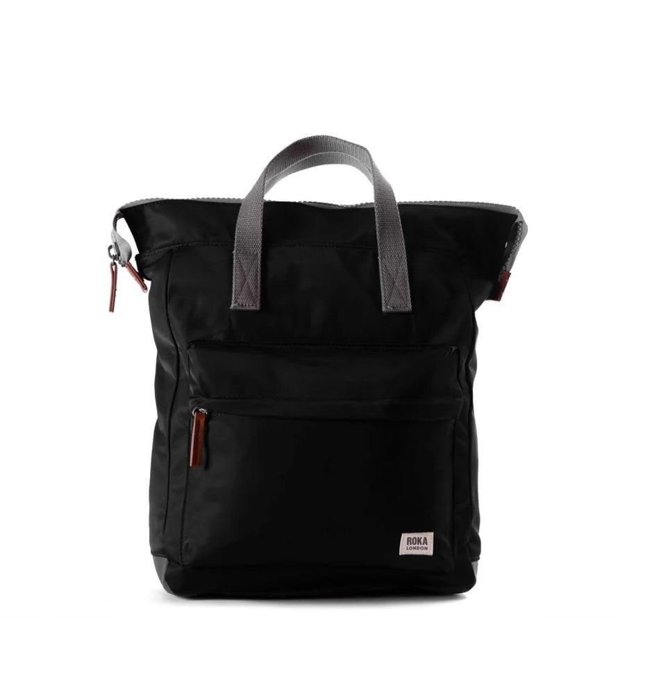 BLACK BANTRY B RECYCLED NYLON MEDIUM BACKPACK