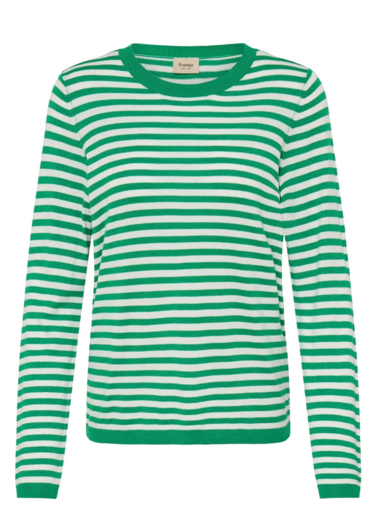 BOSPHORUS MARY STRIPE KNITTED PULLOVER