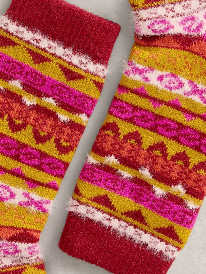 POP FAIRISLE CABIN SOCK