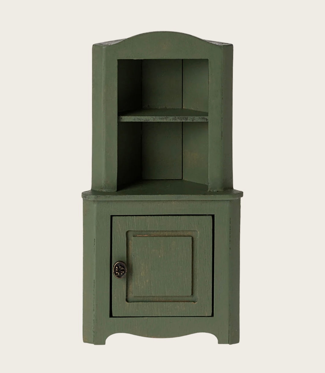 CORNER CABINET DARK GREEN MOUSE