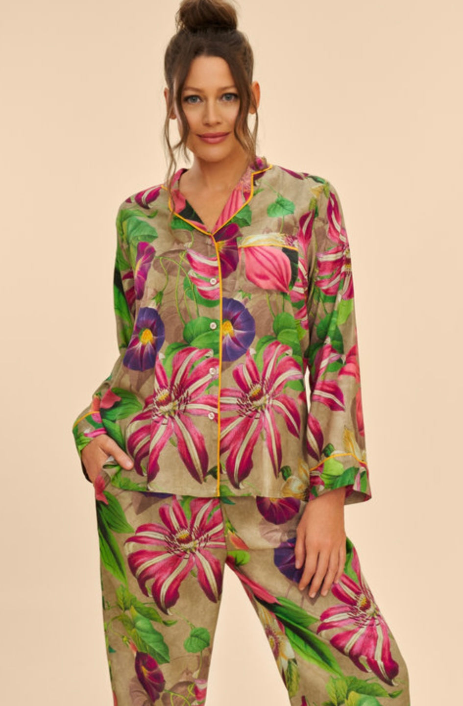 OVERSIZED BOTANICALS PYJAMAS