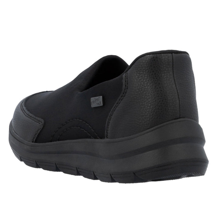 Rieker Women's Black Slip-On Shoes Z0054-00