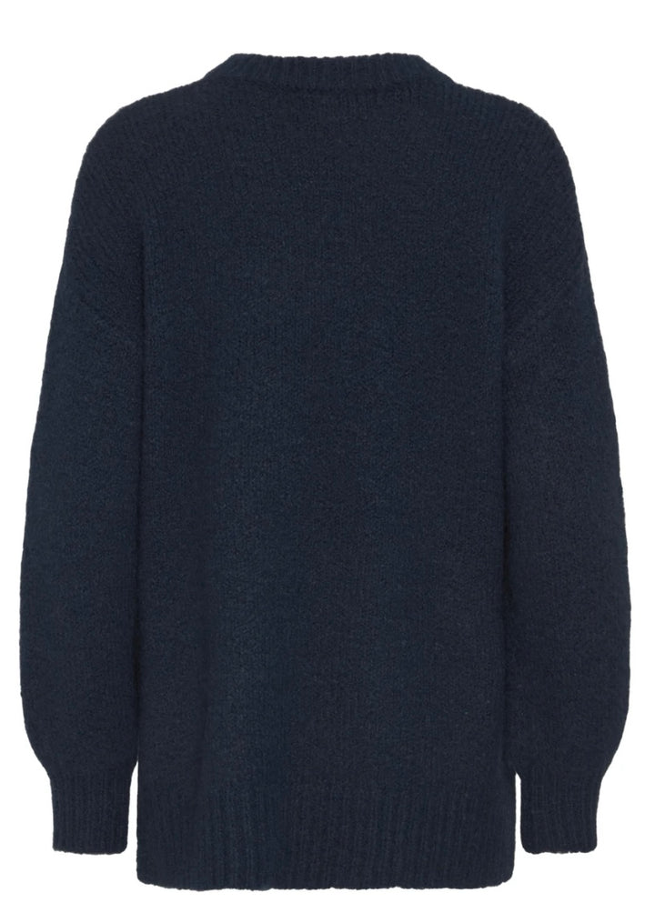 NAVY BLAZER MELANGE MILLERS LONG JUMPER