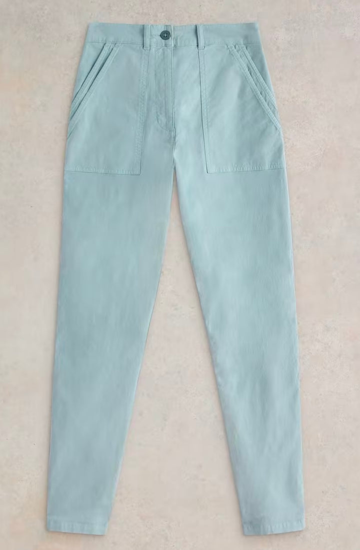 LIGHT BLUE TWISTER CHINO TROUSER