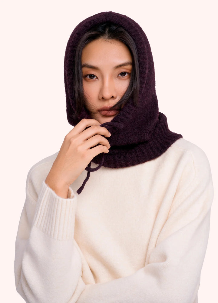 Powder ! Helga Snood in Damson
