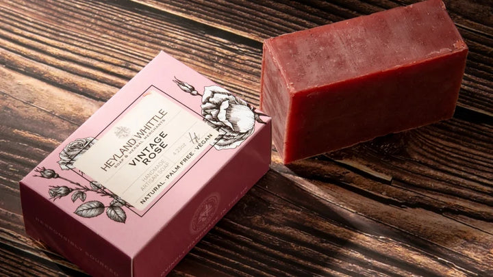 Vintage Rose Soap Brick