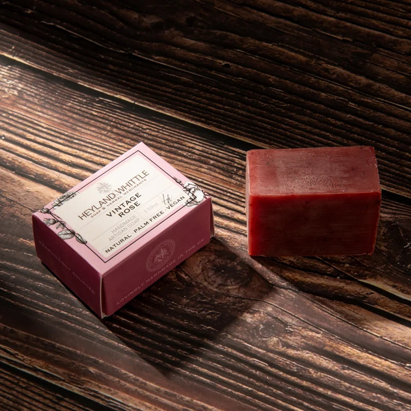 Vintage Rose Soap Brick