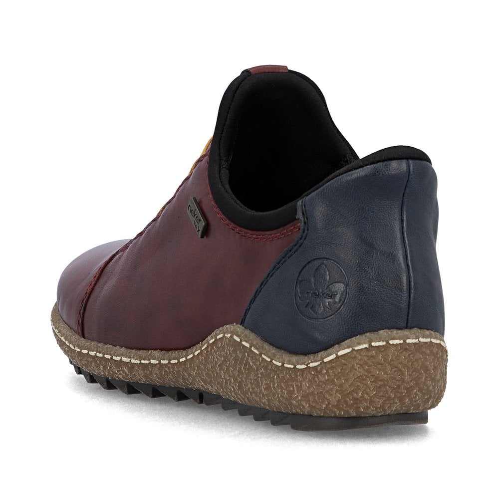 RED ELASTICATED SHOE