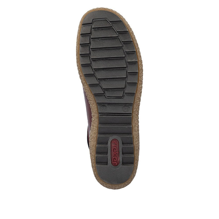 RED ELASTICATED SHOE