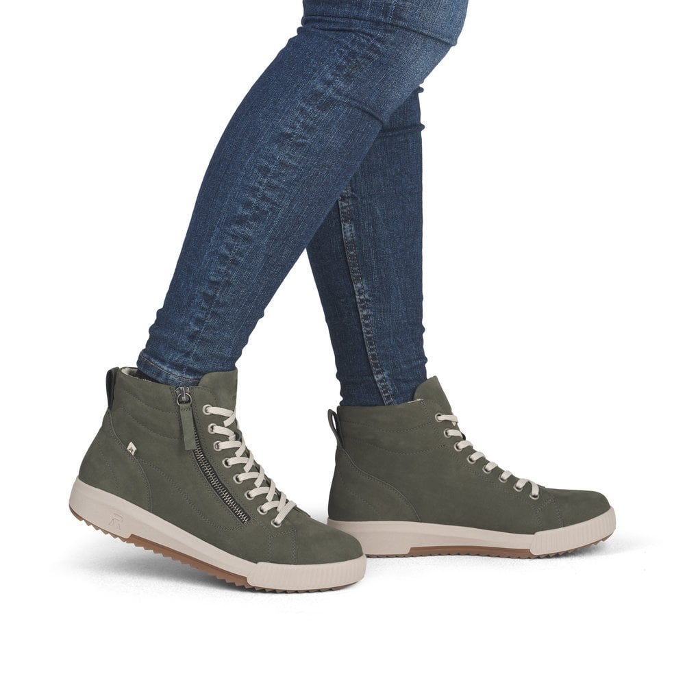 GREEN SPORT LACE UP BOOT