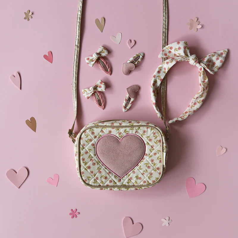 PATCHWORK HEART BAG
