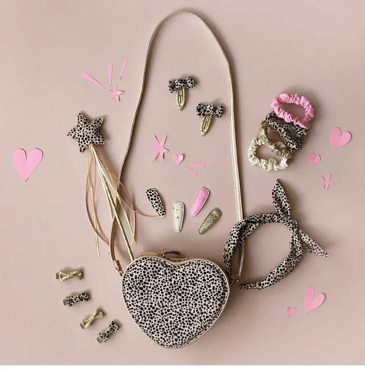 LEOPARD LOVE HEART BAG