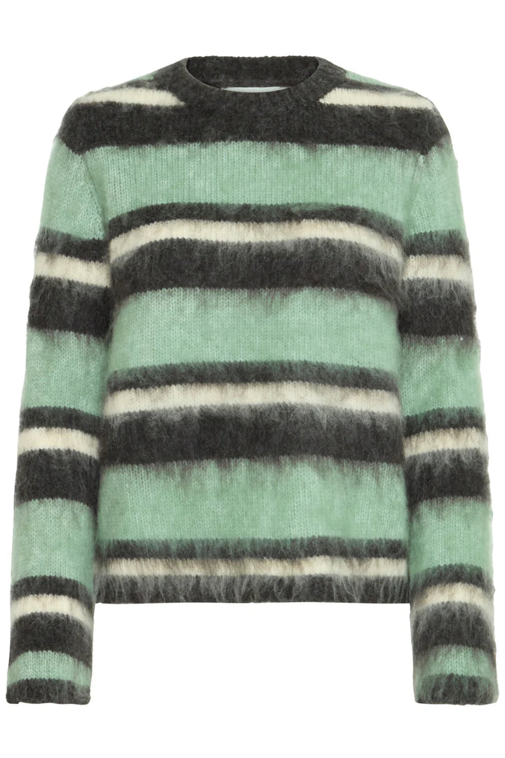BLUE SURF MIX OSA STRIPE JUMPER