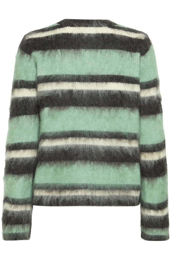 BLUE SURF MIX OSA STRIPE JUMPER