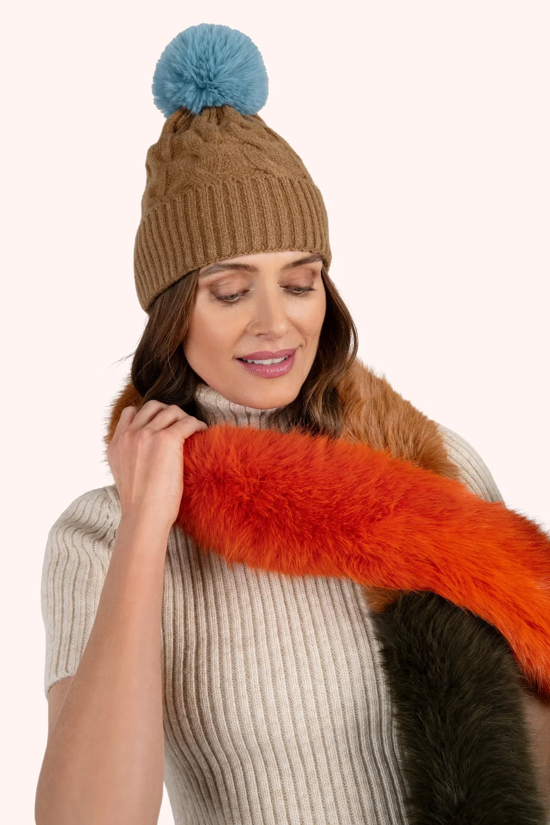 CHOCOLATE & ICE ELSIE POM POM HAT