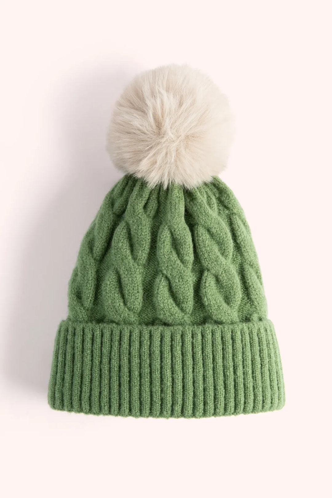 SAGE & CREAM ELSIE POM POM HAT