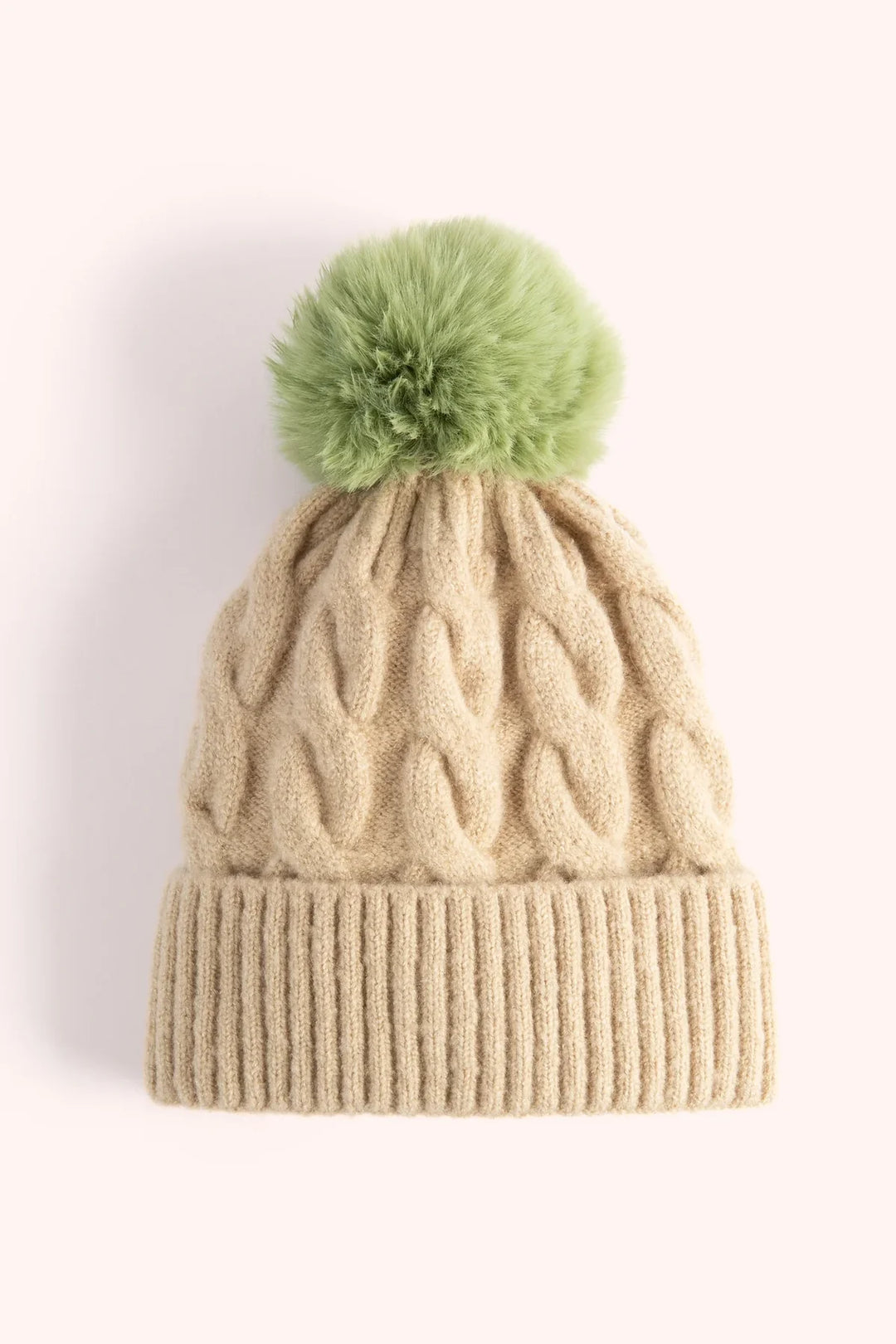 CREAM & SAGE POM POM NAT