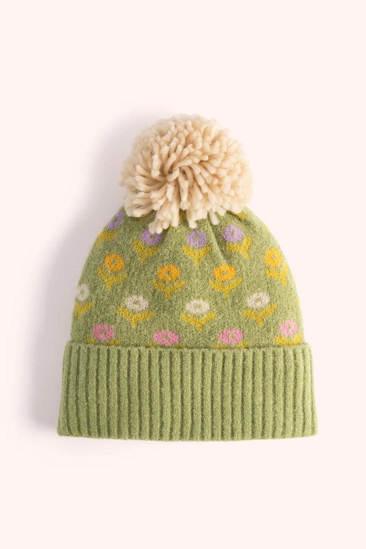 SAGE WILLOW POM POM HAT