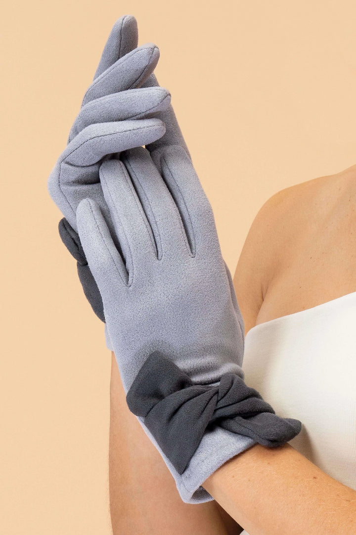 MIST & SLATE HENRIETTA SUEDE GLOVES