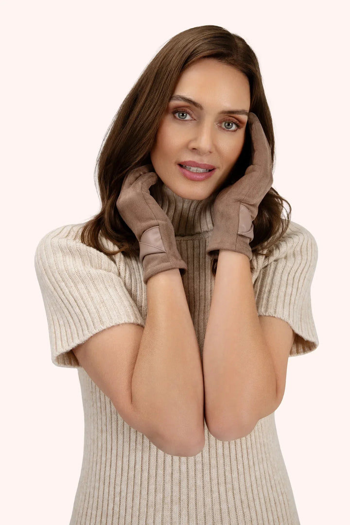 TAUPE MEREDITH GLOVES