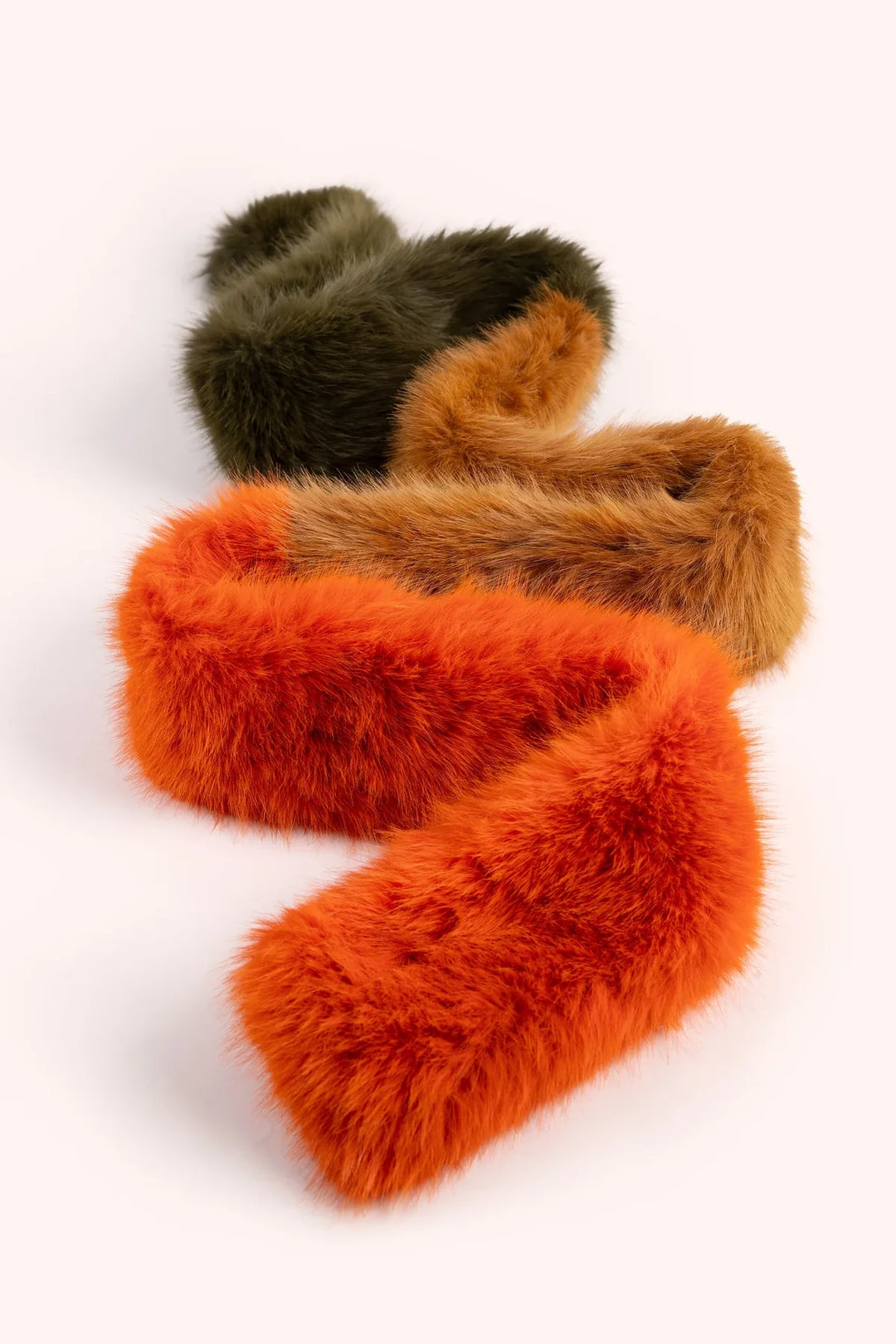 TANGERINE MOCHA & OLIVE ELSA SCARF