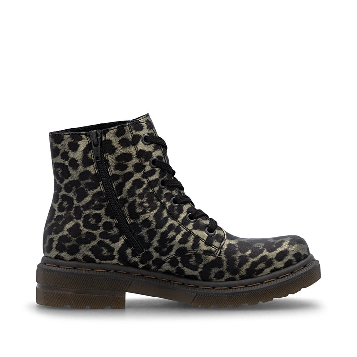 78240-90 GOLD LEOPARD BOOTS