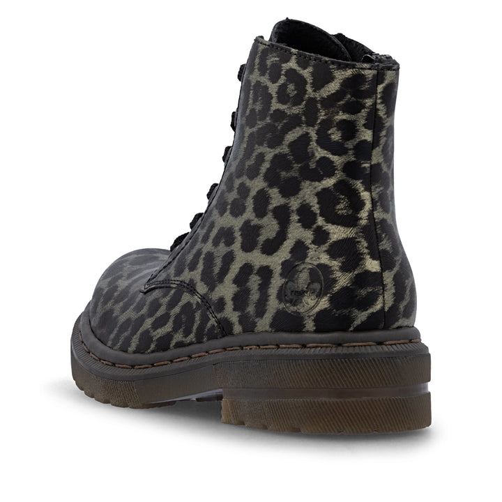 78240-90 GOLD LEOPARD BOOTS
