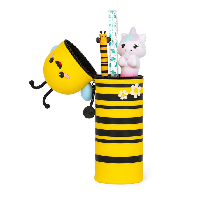 BEE DIFFERENT 2 IN 1 SILICONE PENCIL CASE