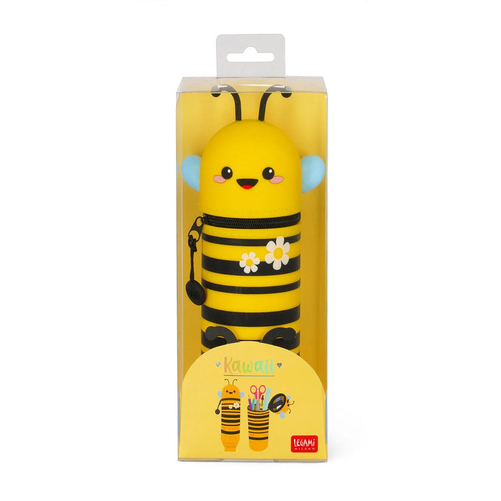 BEE DIFFERENT 2 IN 1 SILICONE PENCIL CASE