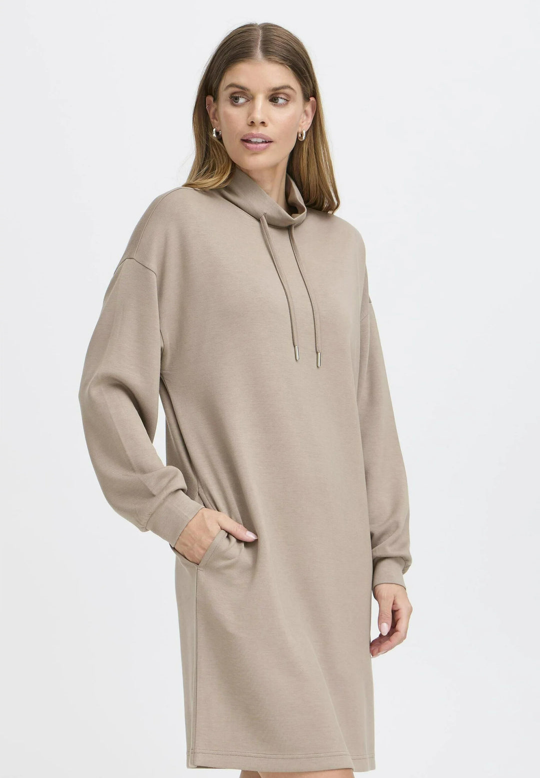 DESERT TAUPE AURORA DRESS