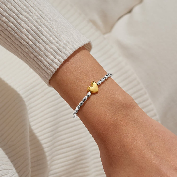 SEASON TO SPARKLE SILVER & GOLD PLATED BRACELET