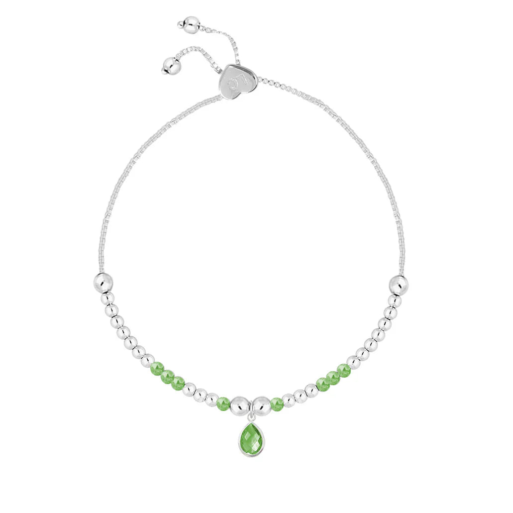 LIFE CHARMS AUGUST BIRTHSTONE BRACELET