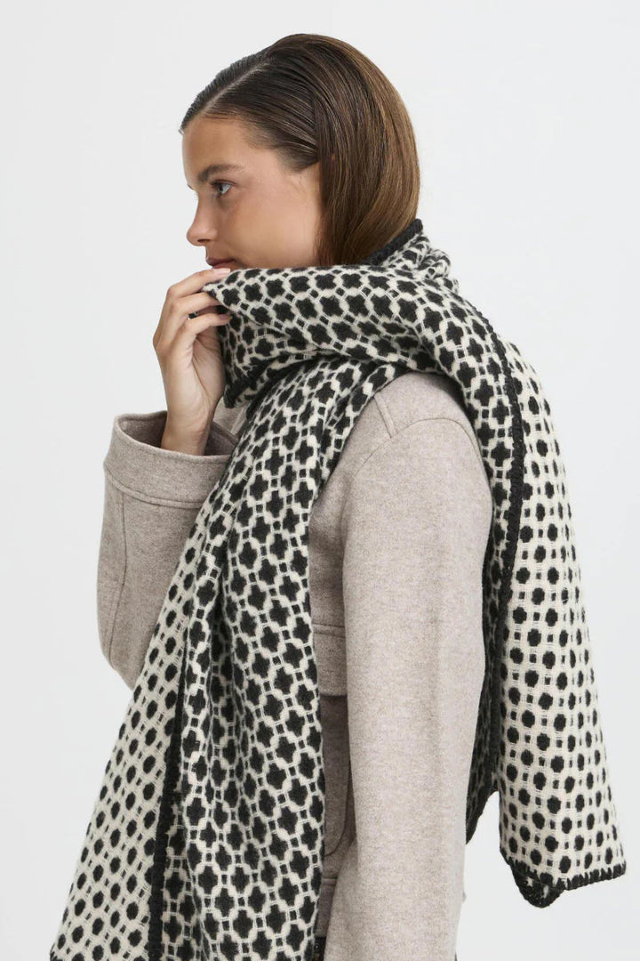 BLACK MIX WEDOT SCARF