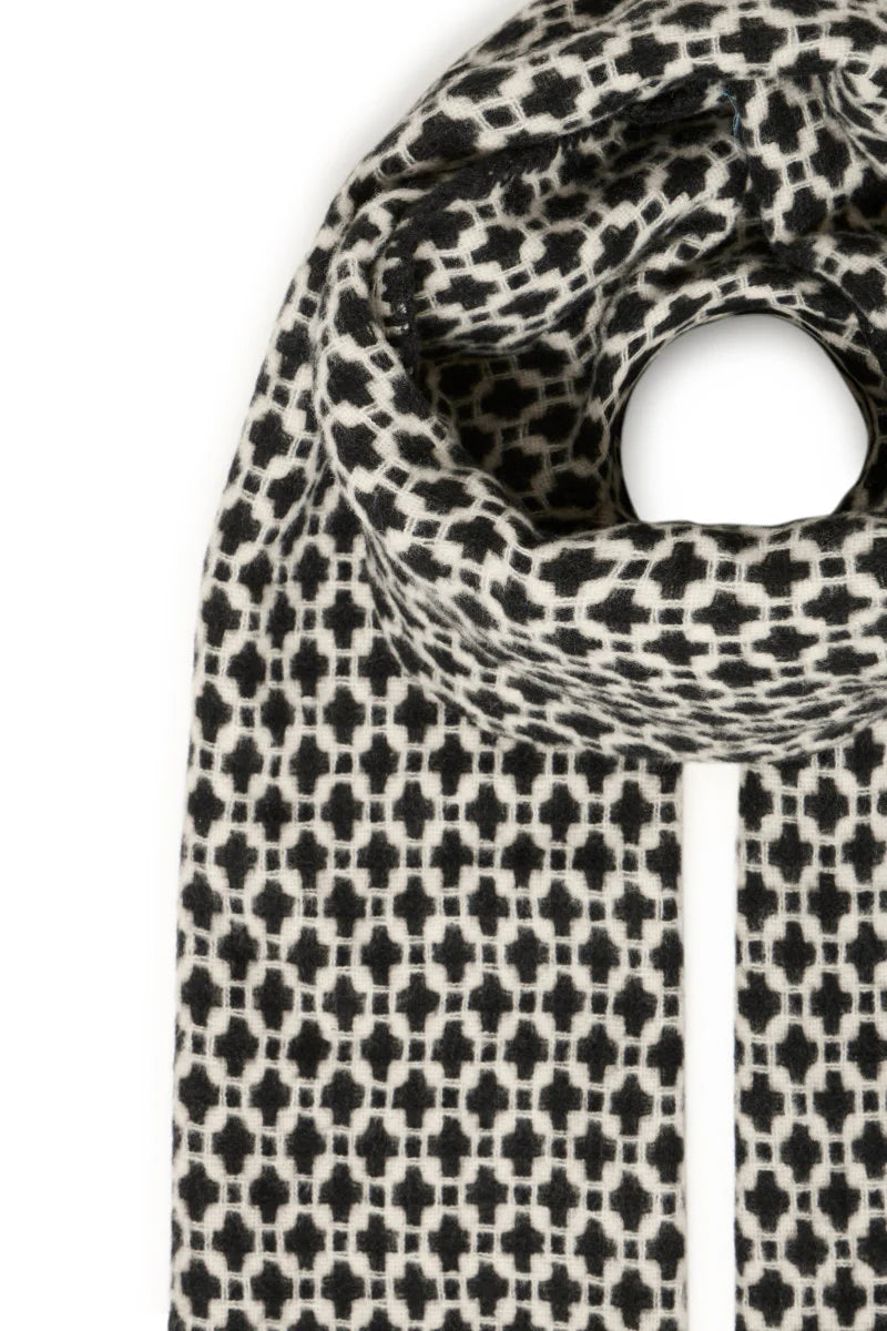 BLACK MIX WEDOT SCARF