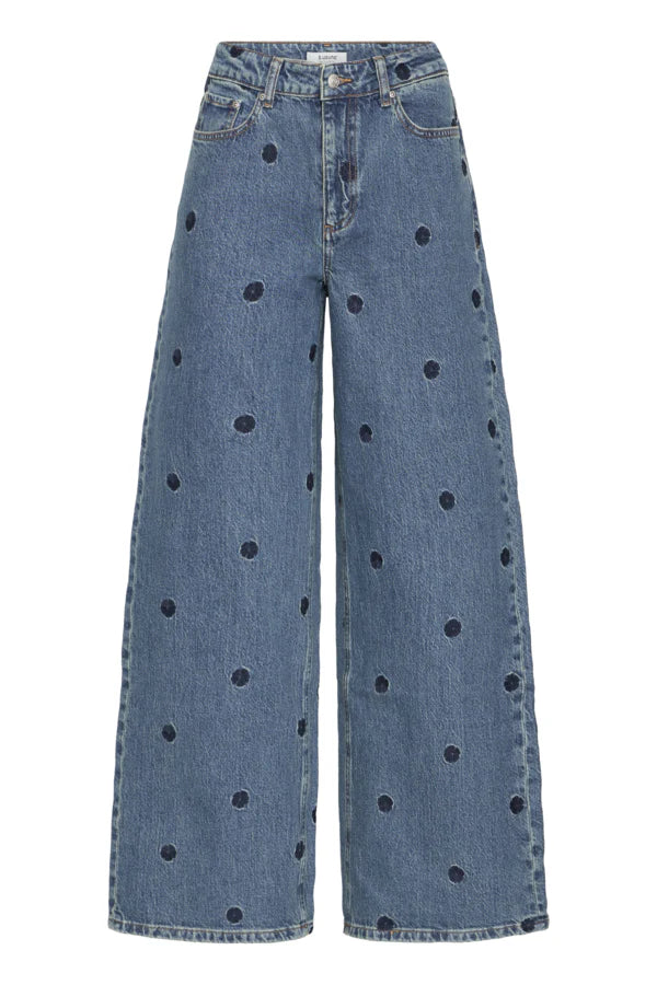 MID BLUE DENIM KENDA JEANS