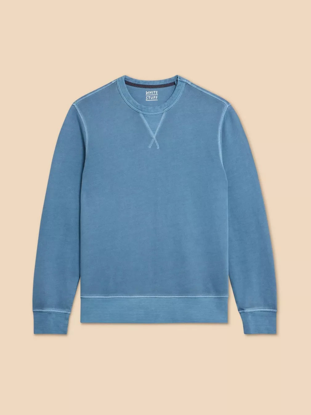 MID BLUE CREW NECK SWEAT