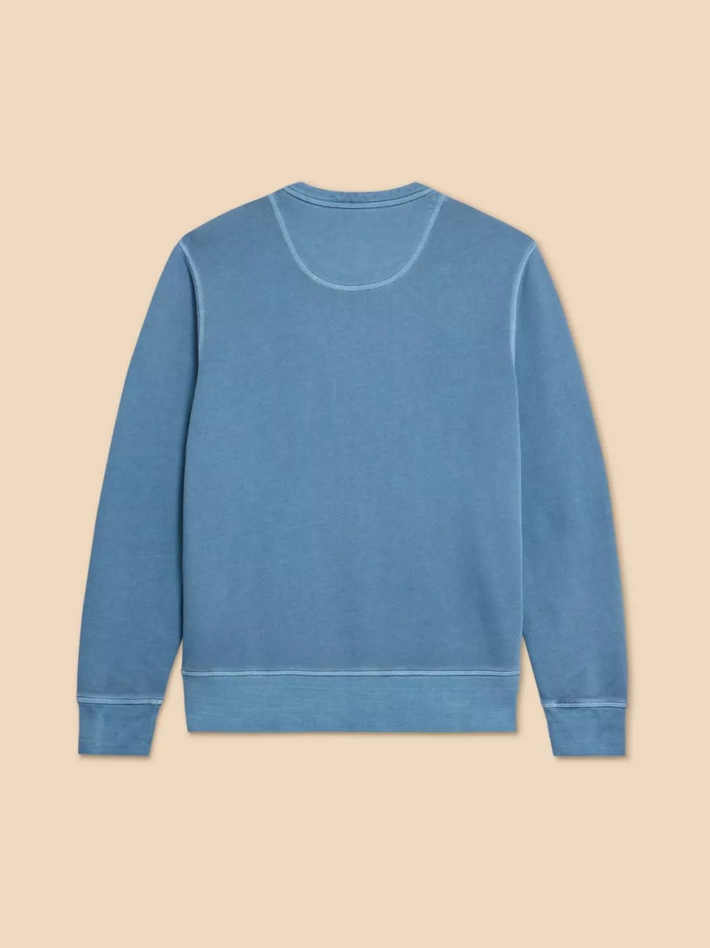 MID BLUE CREW NECK SWEAT