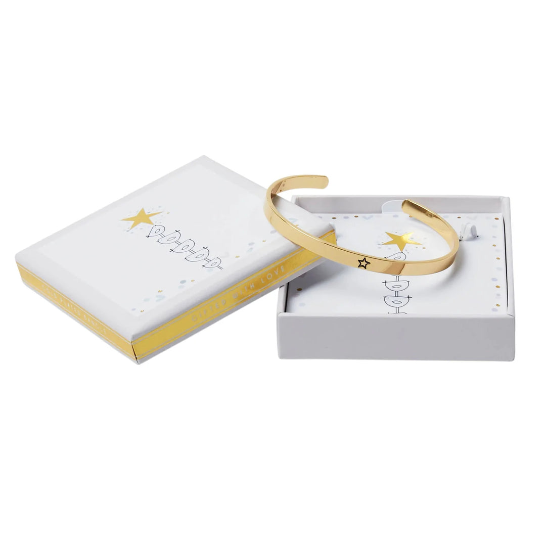 BIRD STACK GOLD BANGLE