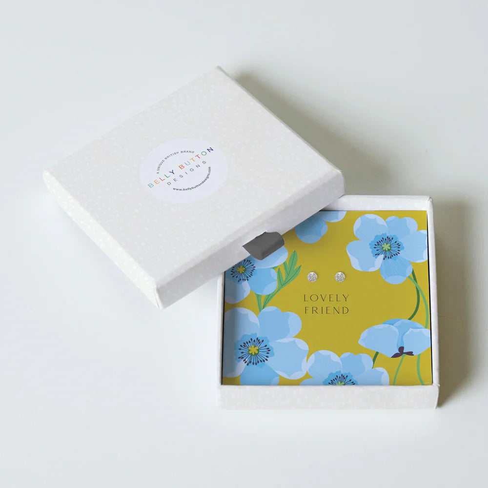 BLUE POPPY LOVLEY FRIEND EARRINGS