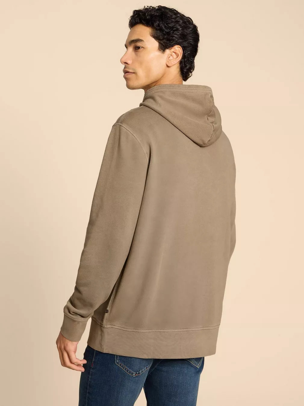 KHAKI GREEN OVERHEAD HOODIE